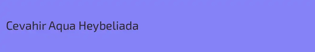Cevahir Aqua Heybeliada
